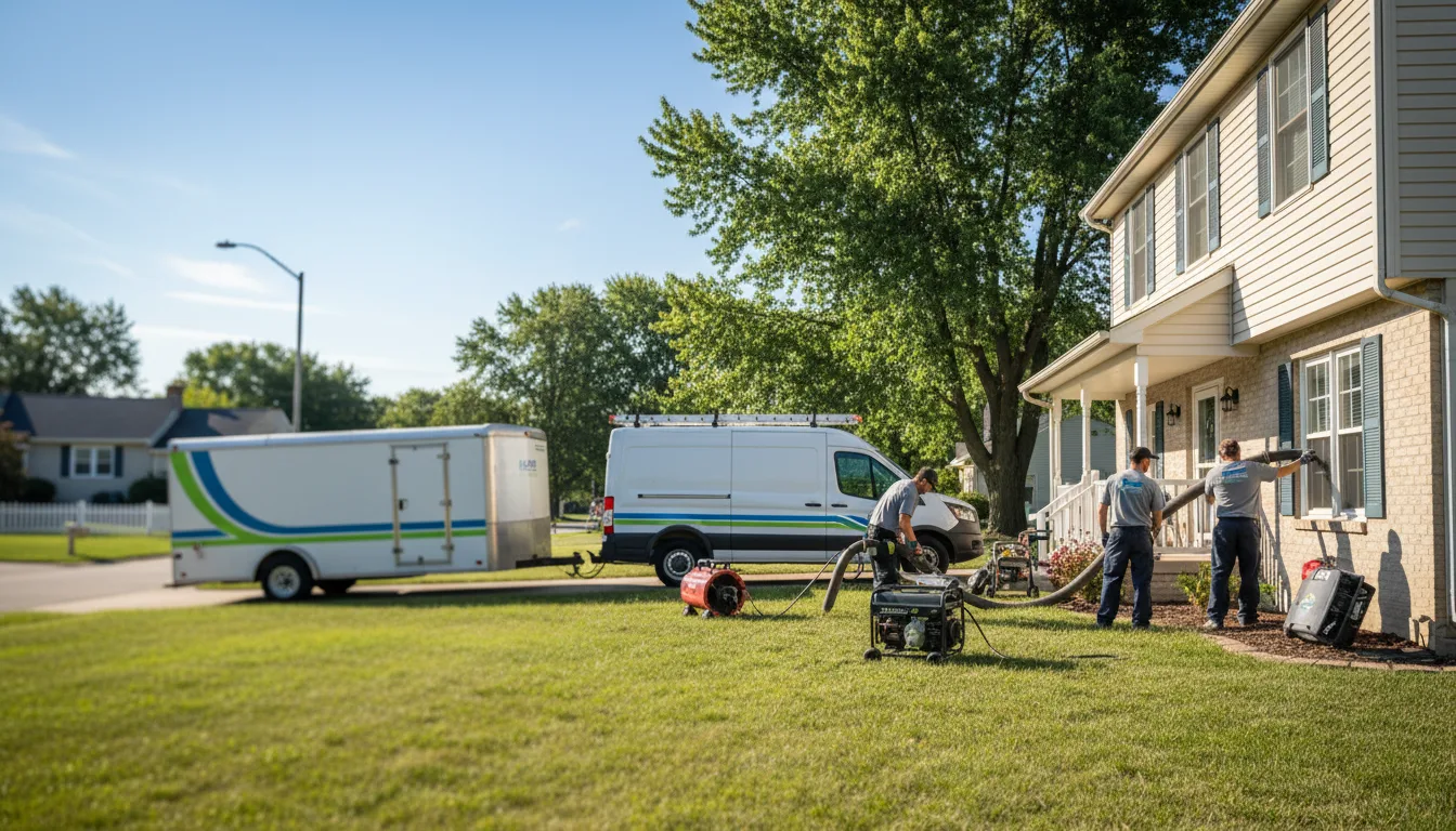 Flooded Basement Restoration And Cleanup With Repair in Buchtel, OH near me